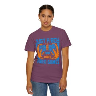 Game Controller T Shirt for Young Gamers - Just a Boy Who Loves Video Games Unisex Tee - Image 44