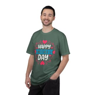 “Happy Mother’s Day” Heart Design T-Shirt – Cute Love Graphic Tee for Moms, Perfect Gift Giving & Celebration Wear. - Image 26