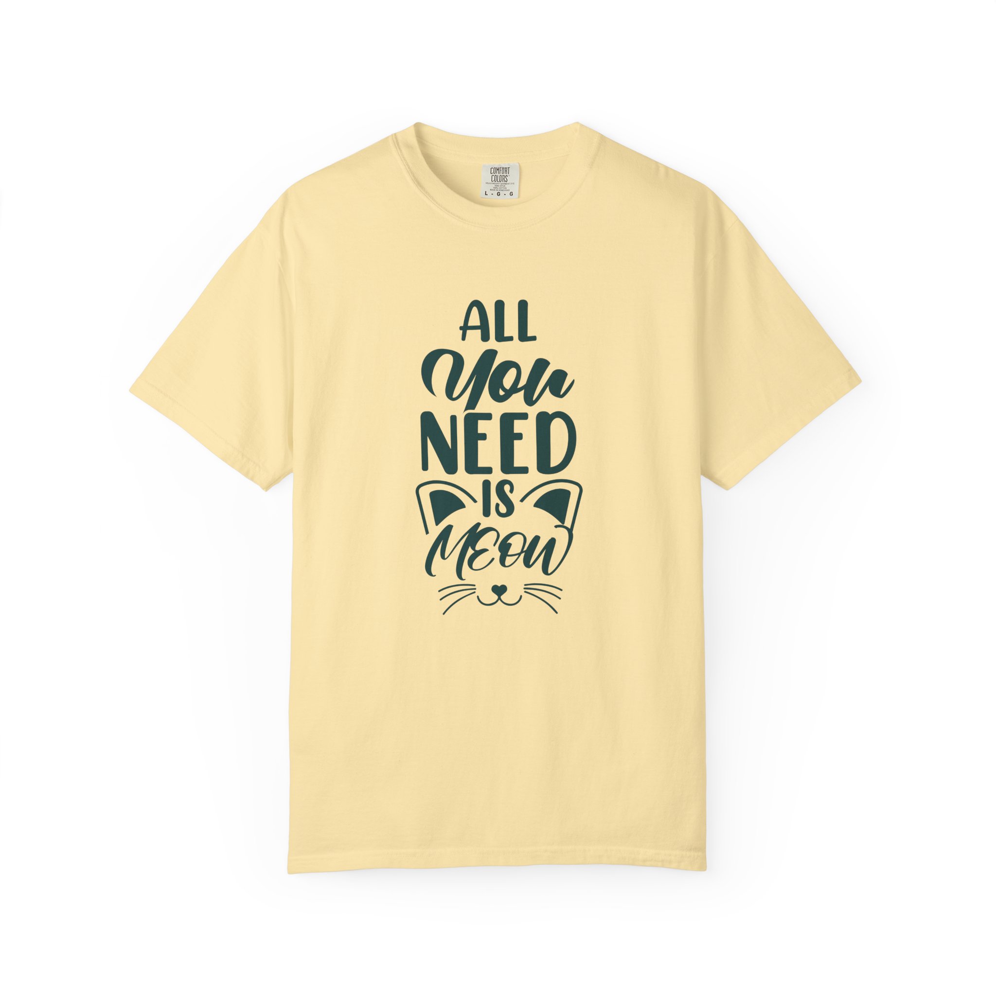 All You Need Is Meow T-Shirt – Cute Cat Lover Graphic Tee for Men & Women, Casual Everyday Wear & Perfect Gift Giving - Image 17