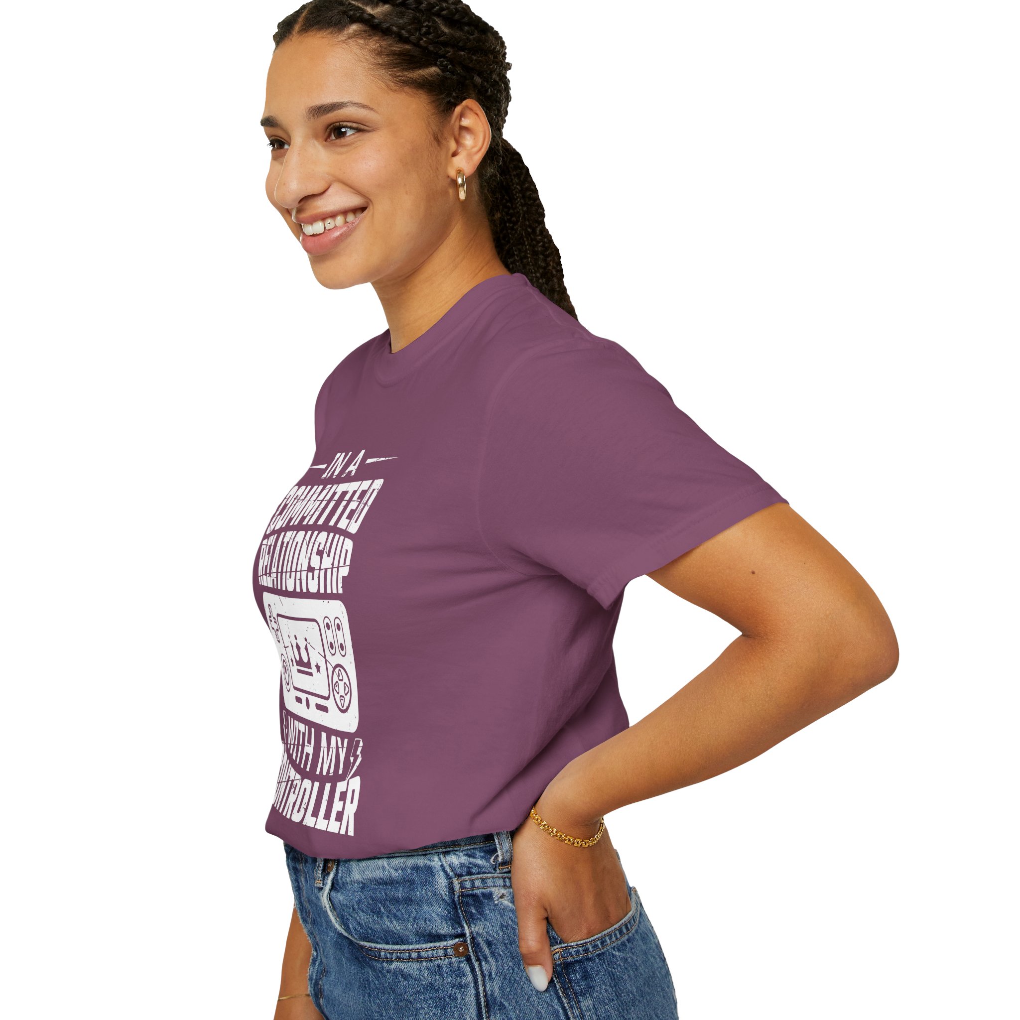 Committed to My Controller T-Shirt – Funny Gamer Graphic Tee for Video Game Lovers & Gaming Enthusiasts. - Image 53