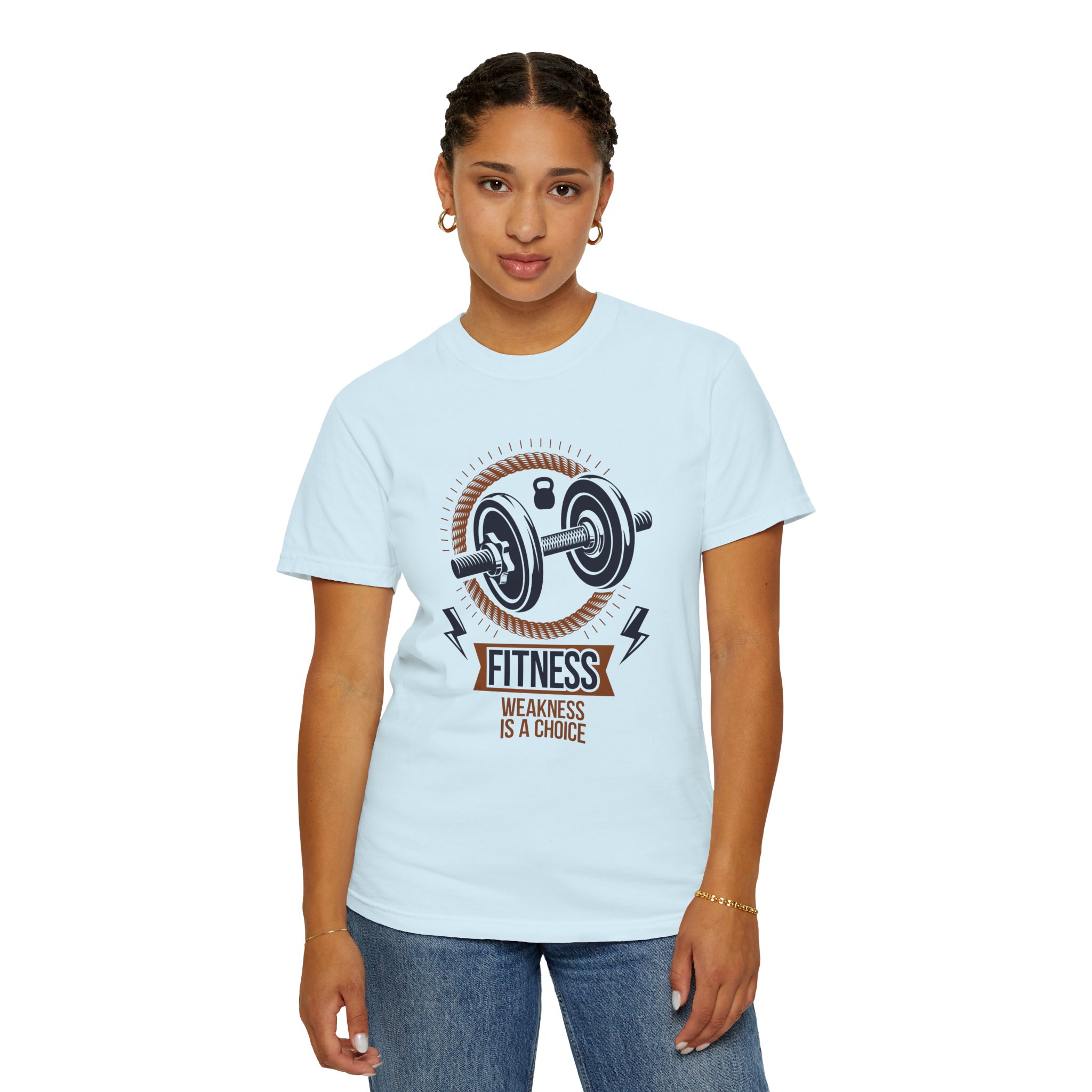 Fitness T-Shirt — "Fitness: Weakness Is A Choice" Motivational Gym Tee. - Image 28