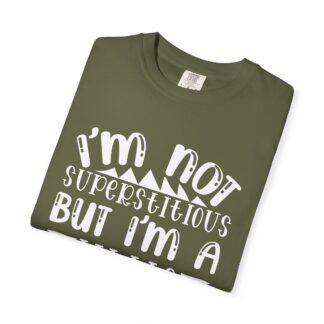 Funny sayings Tshirt - I’m Not Superstitious But I’m a Little Stitious Unisex Tee - Image 15
