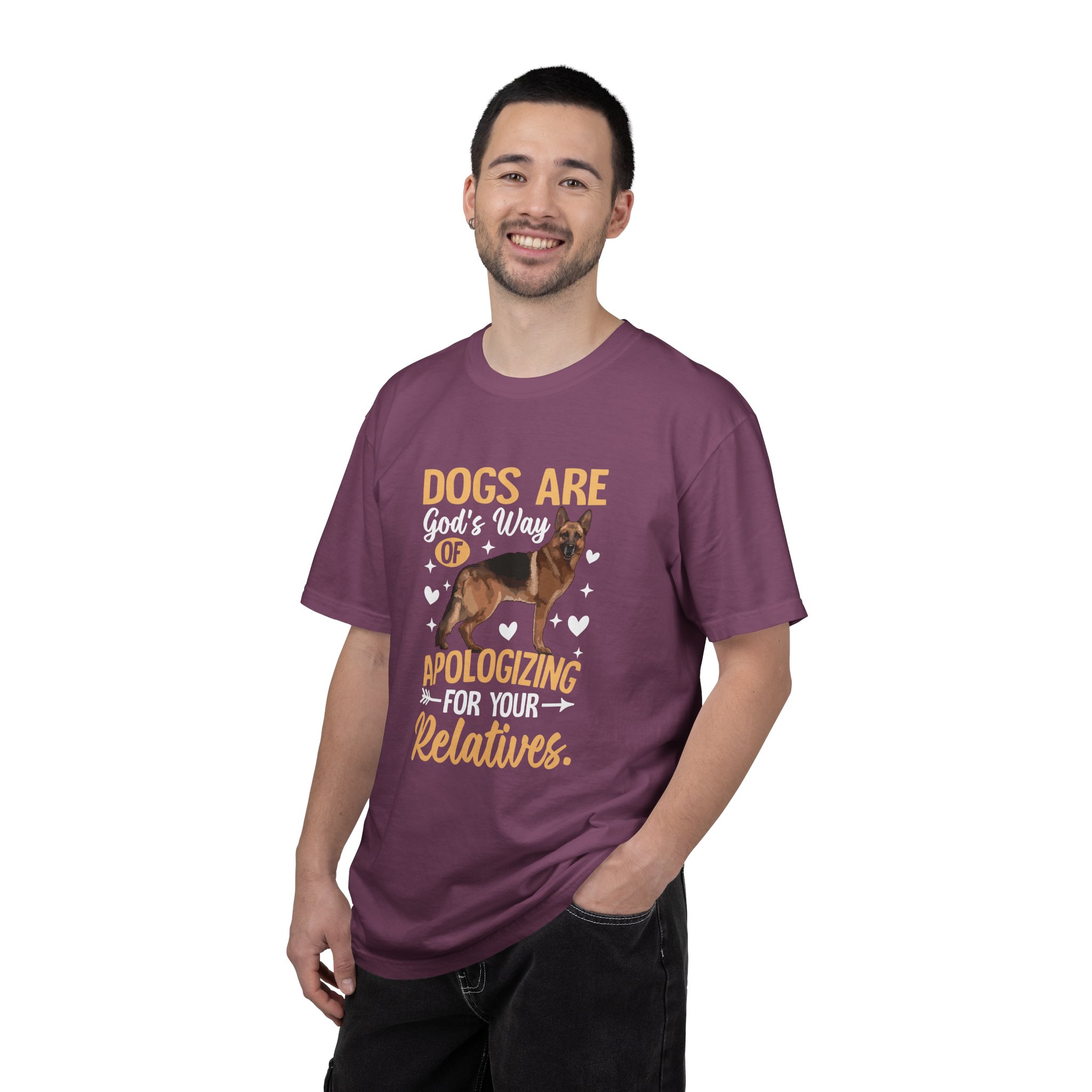 b2 - 4.1 - Dogs Are God’s Way of Apologizing for Your Relatives T-Shirt – Funny Dog Lover Graphic Tee for Humor, Pet Lovers & Playful Vibes. - Image 42