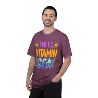 Funny summer quote t-shirt - Beachy Vibes - I Need Vitamin Sea - Image 34