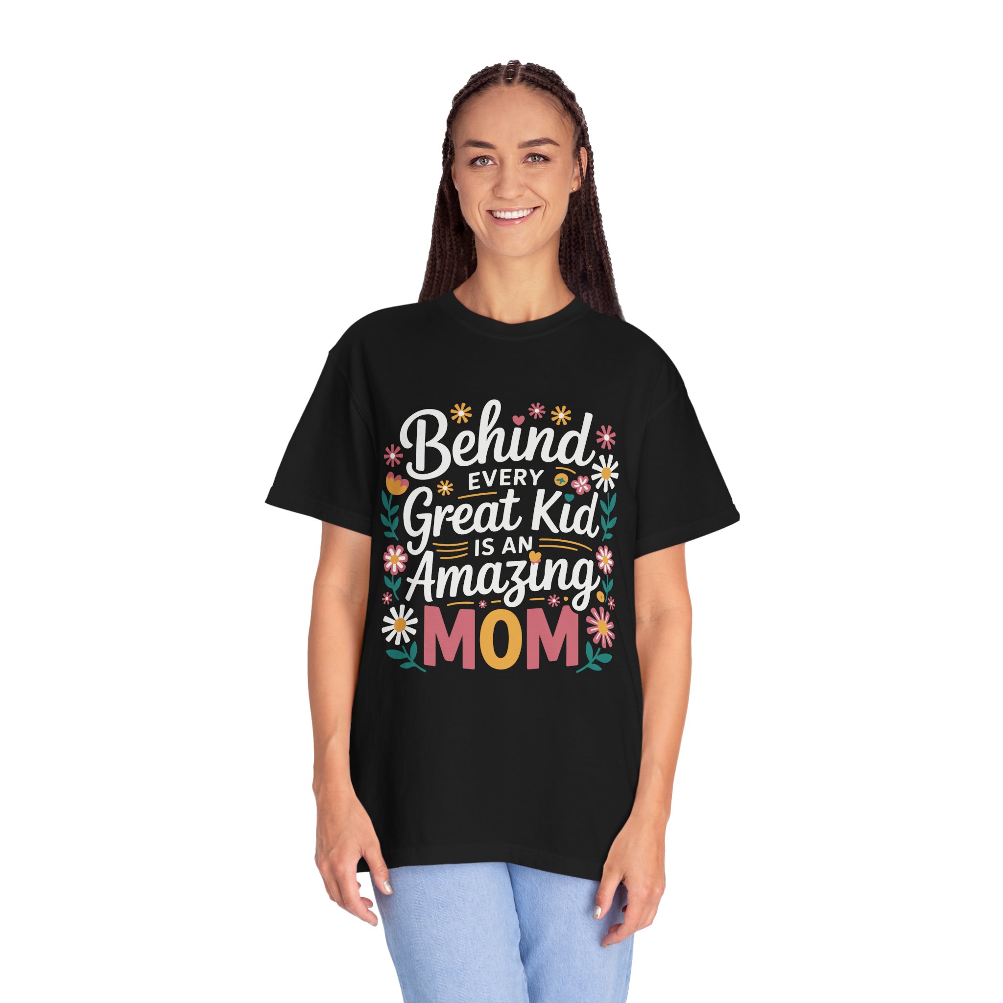 Amazing Mom T-Shirt, Perfect Gift for Mother's Day, Birthday, Casual Wear, Family Gatherings, Gift for New Moms. - Image 3