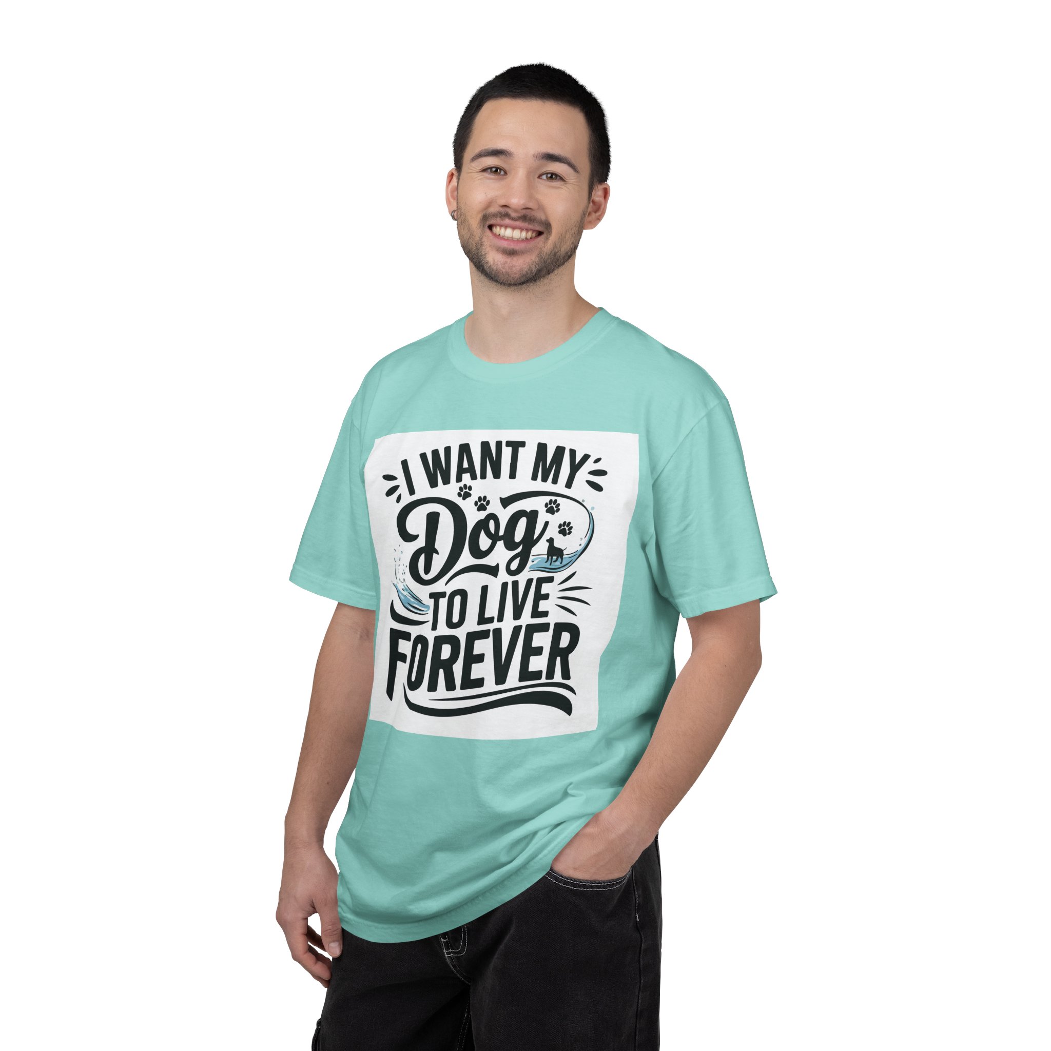 I Wish My Dog Could Live Forever T-Shirt – Dog Lover Graphic Tee for Pet Owners & Dog Parents. - Image 26