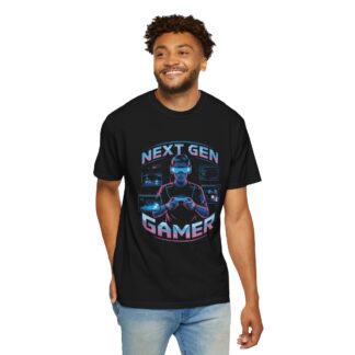 Retro gaming t-shirt Next Gen Gamer Tee – Retro Neon Video Game Graphic - Image 6
