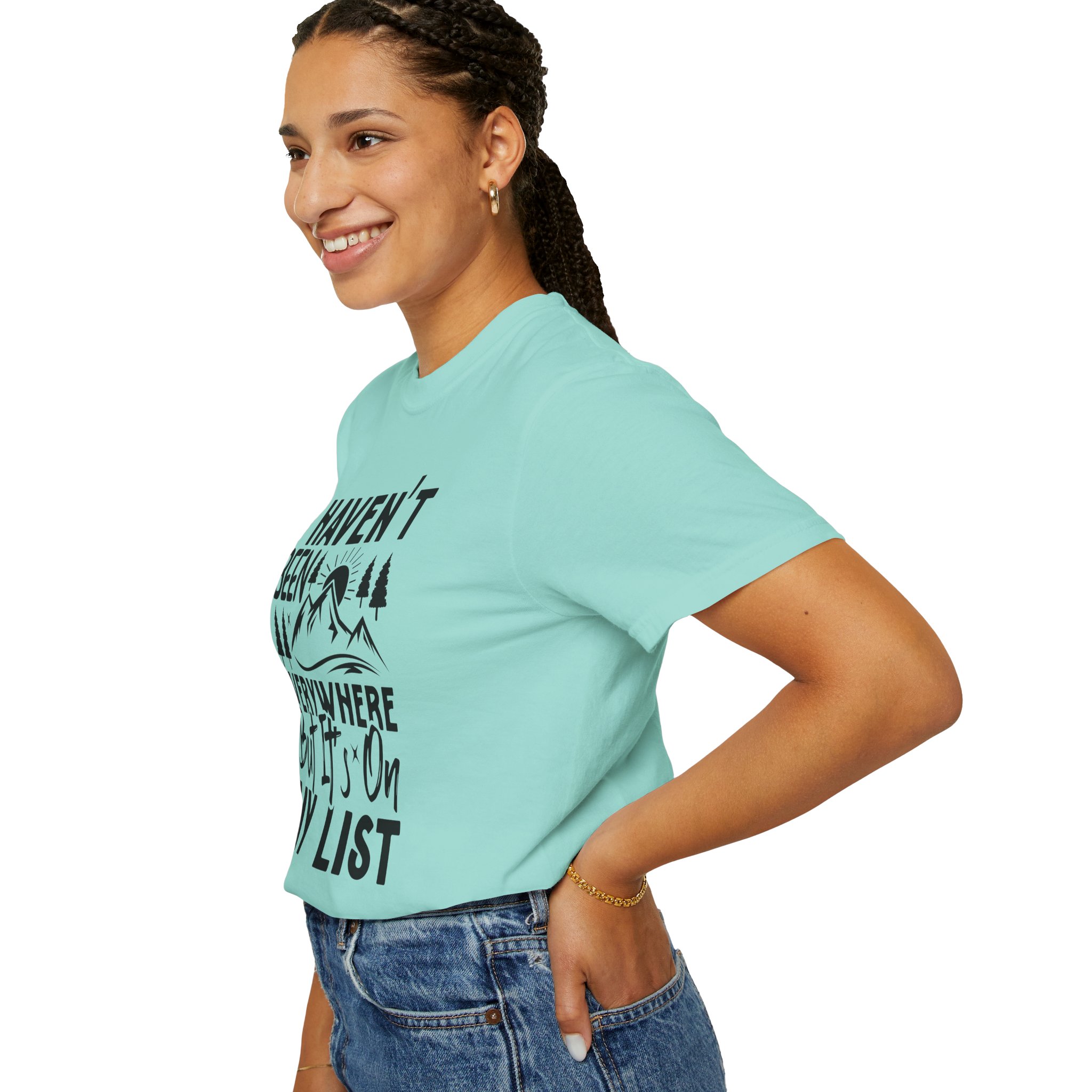 Adventure List T-Shirt, Unisex Garment-Dyed Tee, Travel Shirt, Gift for Explorers, Hiking Apparel, Outdoor Enthusiast Top. - Image 37