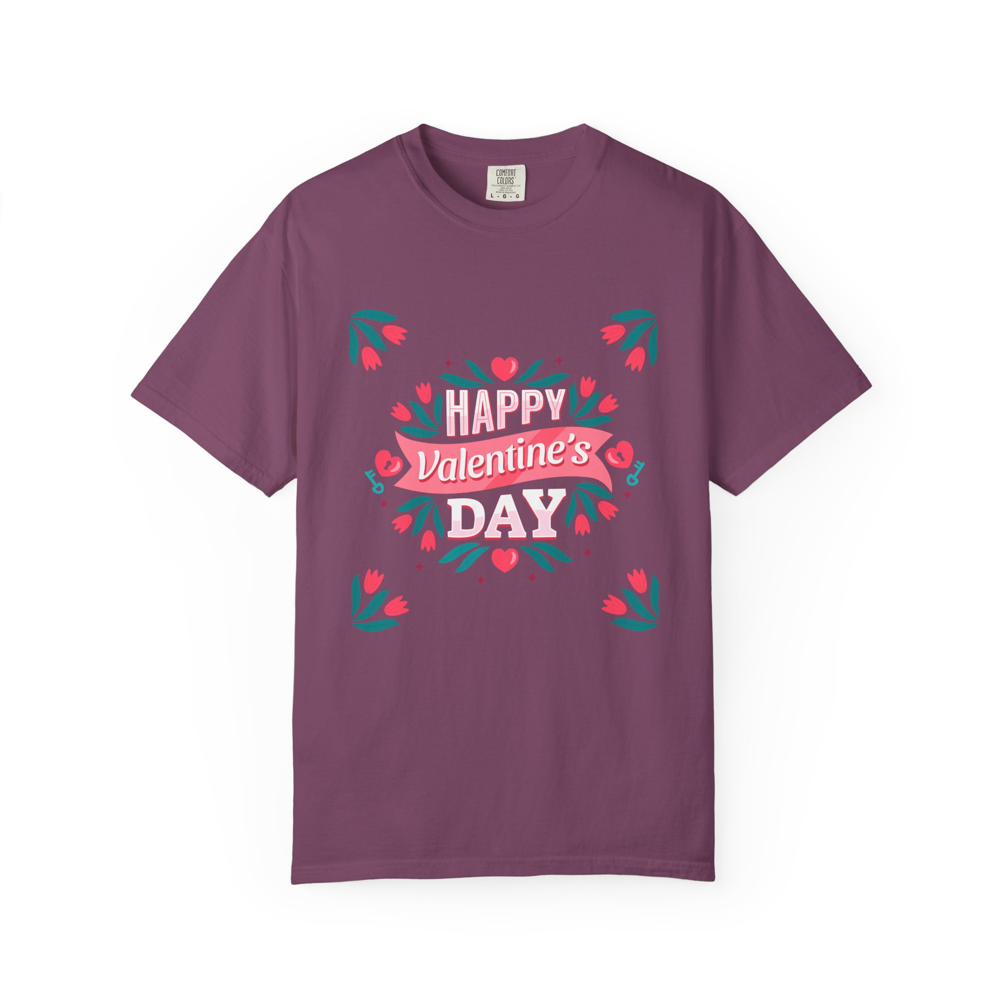 Unisex Valentine’s Day T-shirt, Cute Floral Graphic Tee, Gift for Him or Her, Casual Wear, Trendy Love Shirt. - Image 41