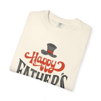 Happy Father’s Day Top Hat Typography T-Shirt – Cute Love Graphic Tee for Dads, Perfect Gift Giving & Celebration Wear. - Image 23