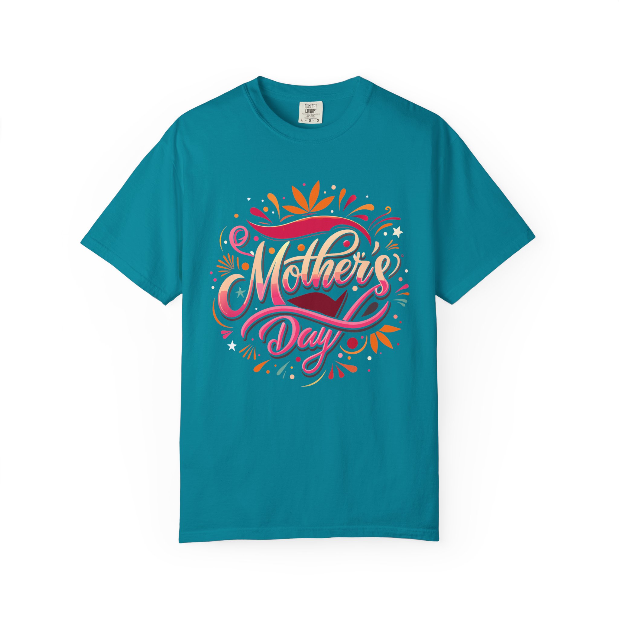 Mother's Day Garment-Dyed T-Shirt, Unisex Gift Tee, Floral Graphic Top, Casual Wear, Everyday Comfort. - Image 17