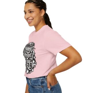 Happy Valentine’s Day Heart Floral T-Shirt – Romantic Floral Graphic Tee for Couples, Love Gifts & Festive Celebration. - Image 5