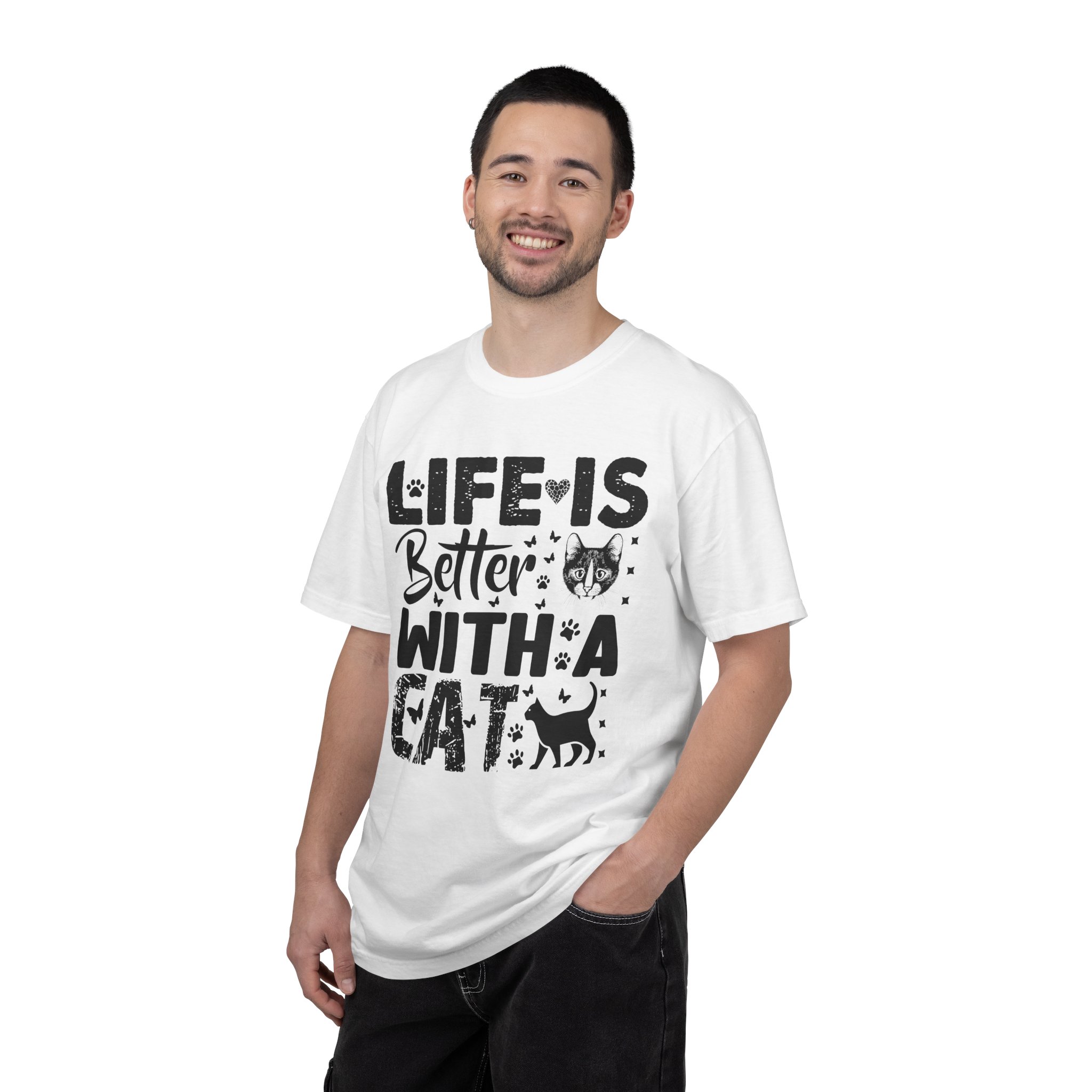 C - 5.18 - Life Is Better With A Cat lover T-Shirt. - Image 10