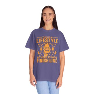 This Is a Lifestyle There Is No Finish Line T-Shirt – Motivational Running Graphic Tee for Endurance, Commitment & Active Living. - Image 43