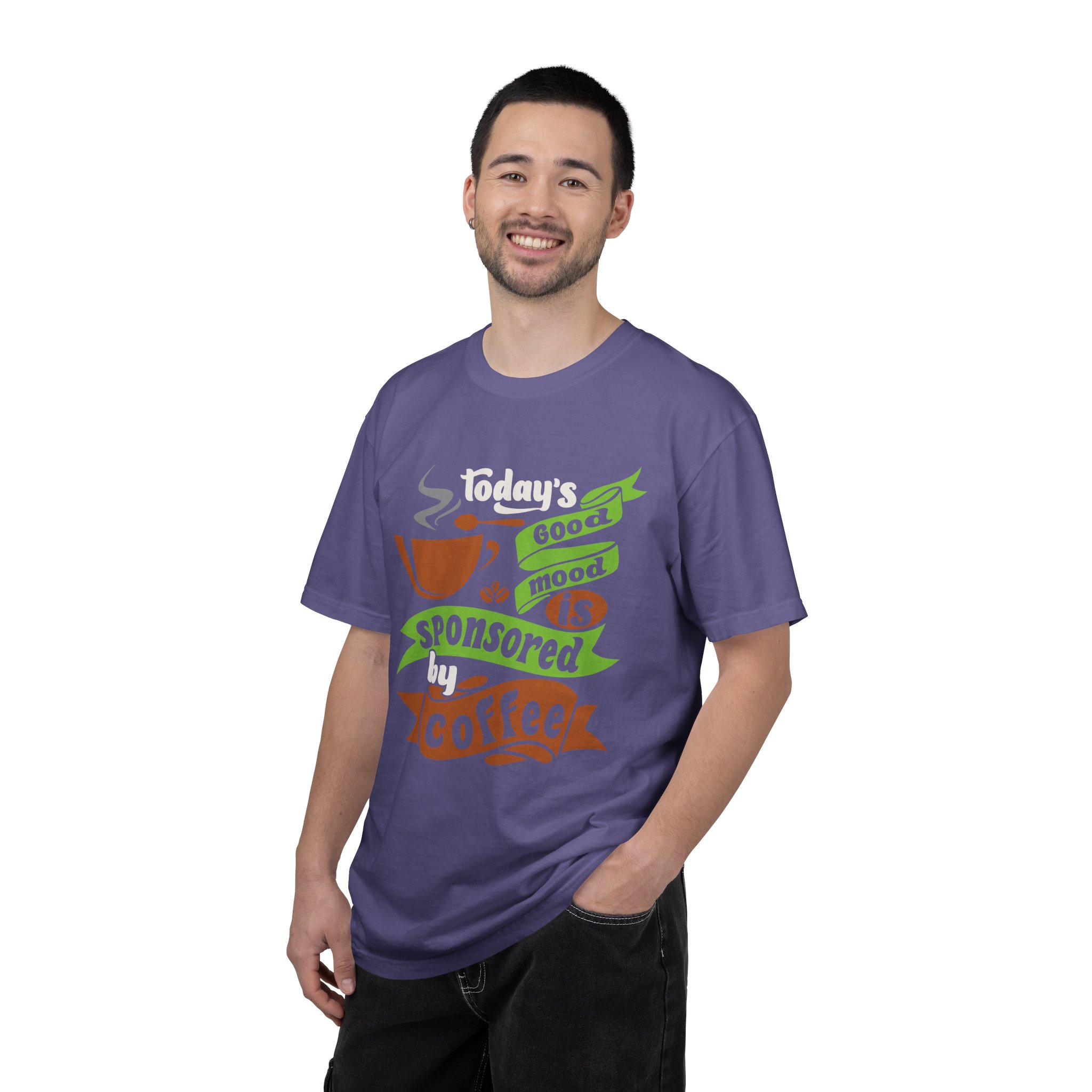 b2 - 1.12 - Today’s Good Mood Sponsored by Coffee T-Shirt – Positive Coffee Lover Graphic Tee for Happy Vibes & Daily Energy. - Image 42