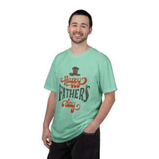 Happy Father’s Day Top Hat Typography T-Shirt – Cute Love Graphic Tee for Dads, Perfect Gift Giving & Celebration Wear. - Image 26