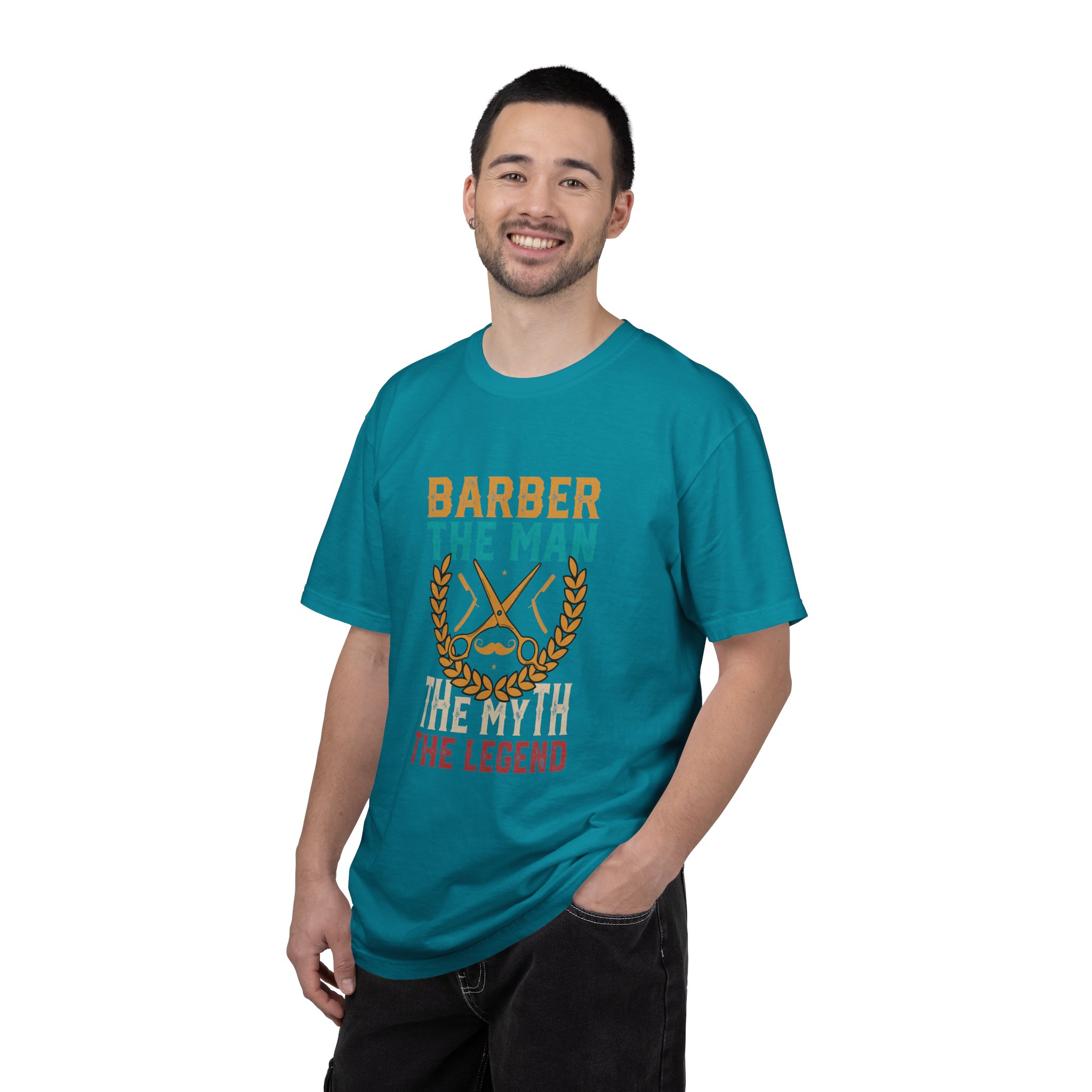 Barber Legend T-Shirt: Unisex Garment-Dyed Tee for Barbers, Father's Day Gift, Casual Wear, Barber Shop Apparel, Unique Gift Idea. - Image 26