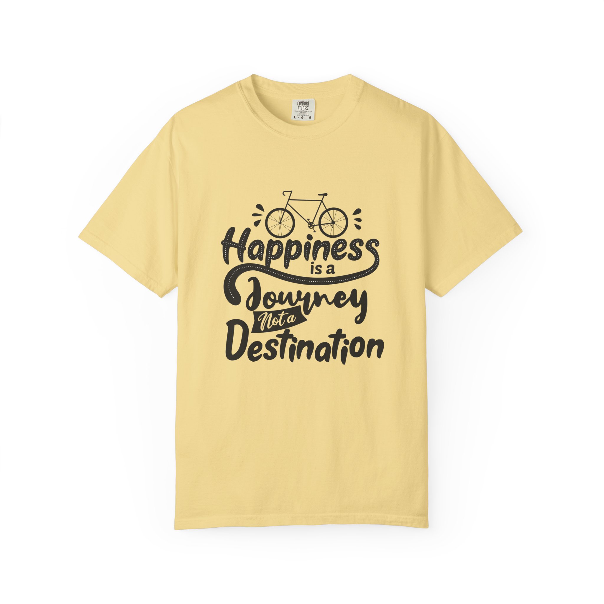Inspirational T-Shirt, Happiness Journey Tee, Bike Lovers Gift, Casual Wear, Motivational Apparel, Adventure Clothing. - Image 25