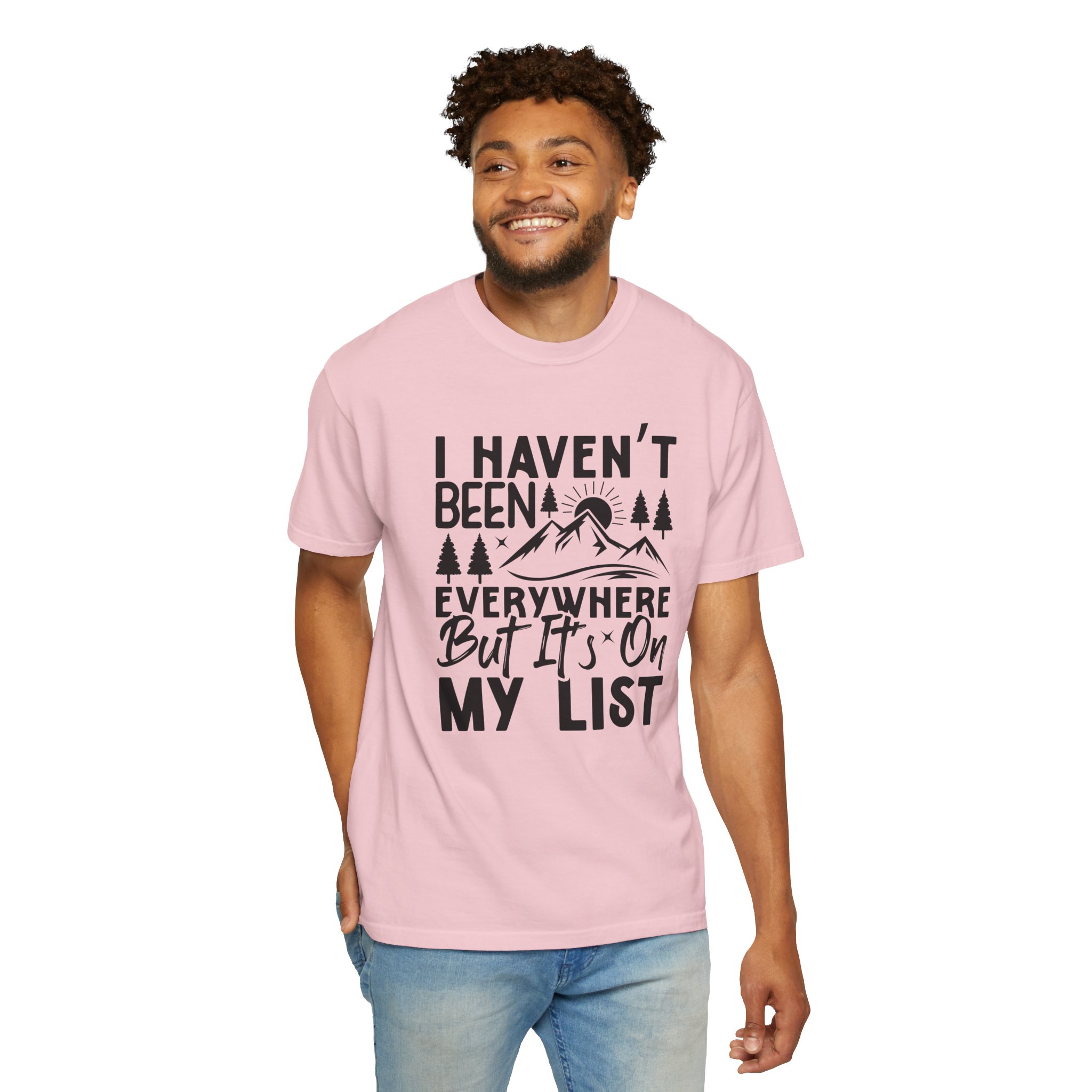 Adventure List T-Shirt, Unisex Garment-Dyed Tee, Travel Shirt, Gift for Explorers, Hiking Apparel, Outdoor Enthusiast Top. - Image 54
