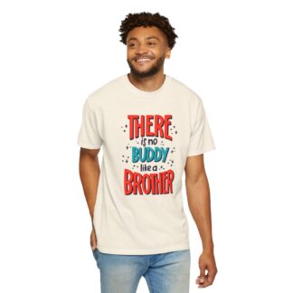 Motivational t-shirt for Heartwarming Brothers - There Is No Buddy Like a Brother Unisex Tee - Image 6
