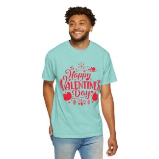 Happy Valentine’s Day Heart Design T-Shirt – Romantic Love Graphic Tee for Couples, Gift Giving & Festive Celebration. - Image 38