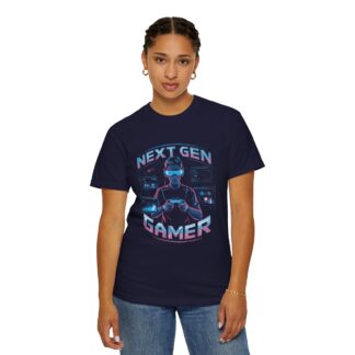 Retro gaming t-shirt Next Gen Gamer Tee – Retro Neon Video Game Graphic - Image 12