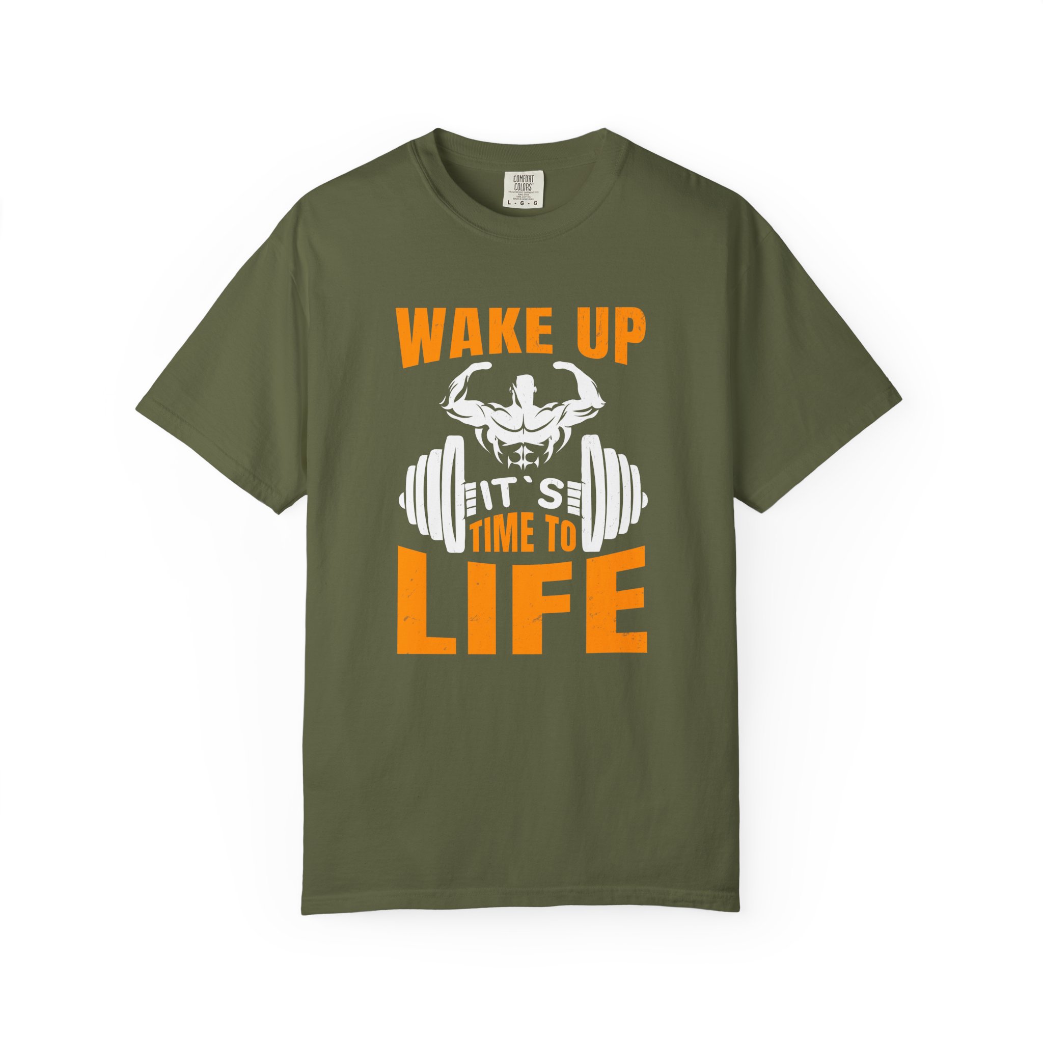 b2 - 6.19 - Wake Up It’s Time to Lift T-Shirt – Motivational Weightlifting Graphic Tee for Early Grind, Strength & Gym Dedication. - Image 9