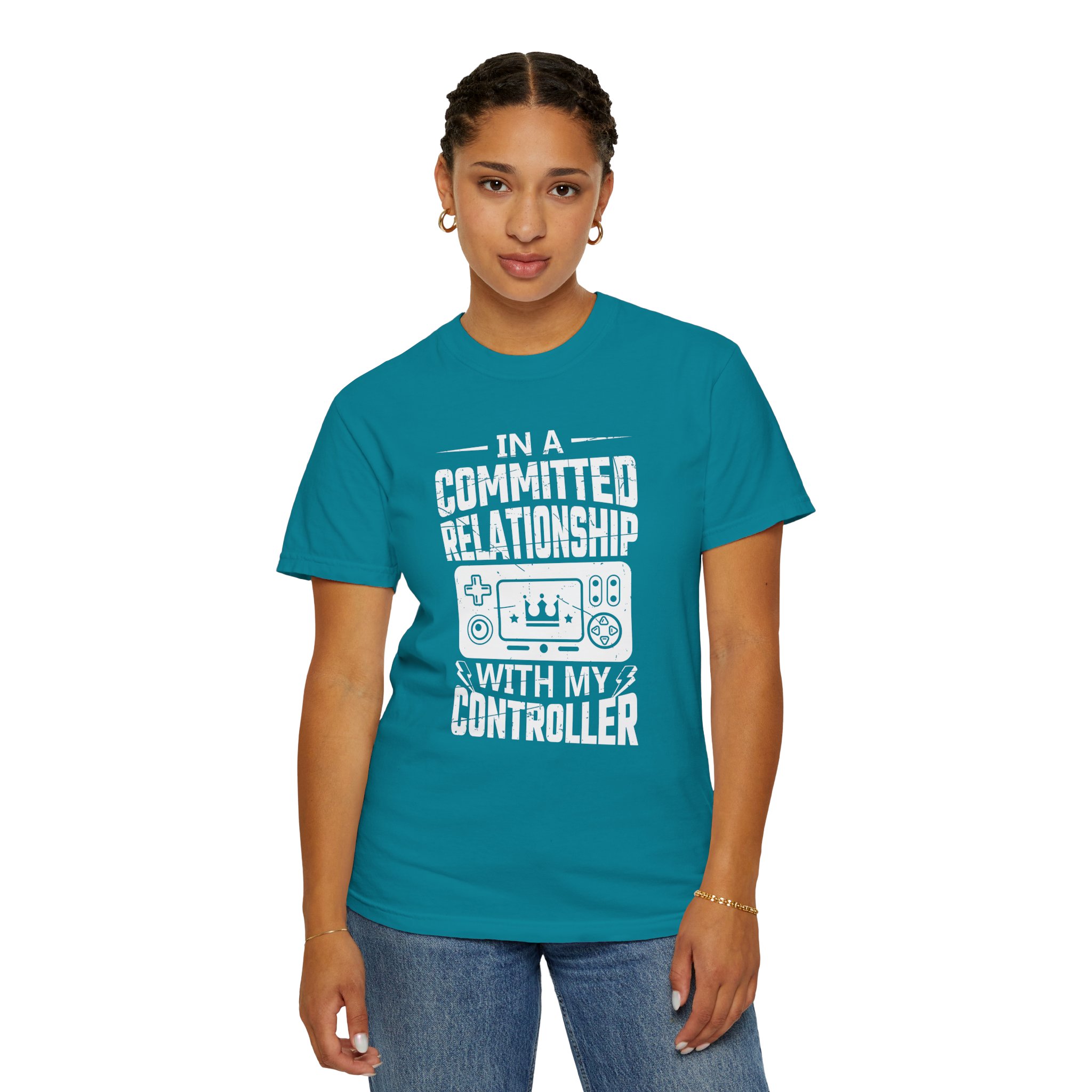 Committed to My Controller T-Shirt – Funny Gamer Graphic Tee for Video Game Lovers & Gaming Enthusiasts. - Image 20