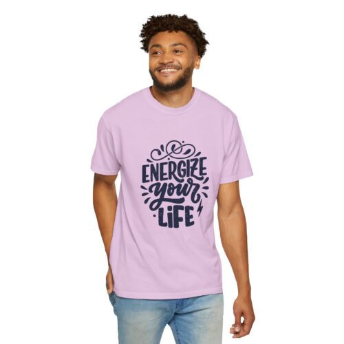 Motivational quote t-shirt for Gift- Energizing Your Life Unisex Tee - Image 38