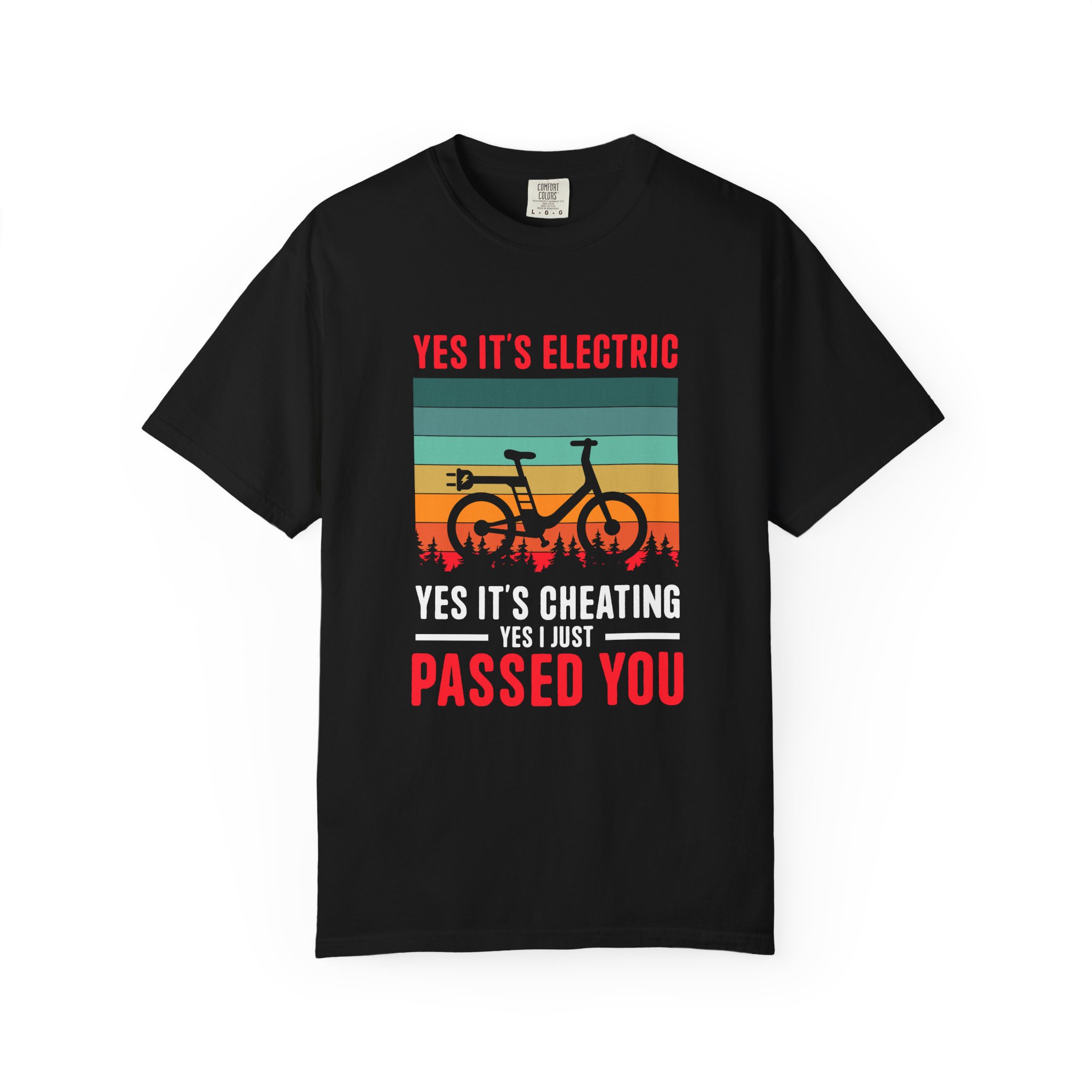 Electric Bike Humor T-Shirt - Perfect Gift for Cyclists, Casual Outfit, Sports Event, Cycling Enthusiasts. - Image 33