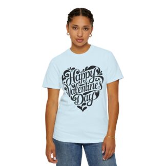 Happy Valentine’s Day Script Heart T-Shirt – Romantic Love Graphic Tee for Couples, Gift Giving & Festive Celebration. - Image 36