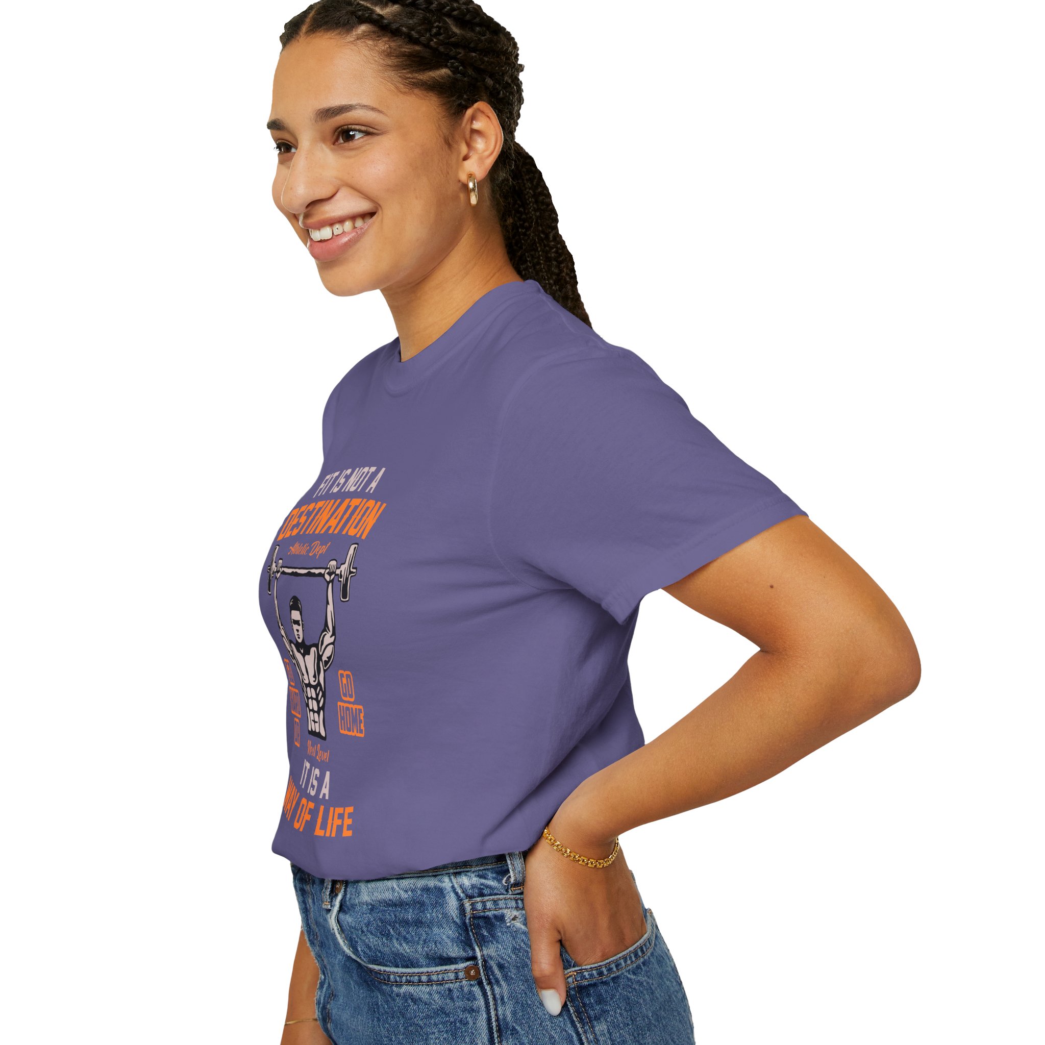 b2 - 6.16 - Fit Is Not a Destination It’s a Way of Life T-Shirt – Motivational Fitness Graphic Tee for Healthy Living, Discipline & Everyday Strength. - Image 37