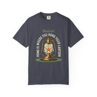 “Home Is Where You Hang Your Lantern” T-Shirt – Vintage Camping Graphic Tee for Outdoor Lovers, Fun Adventure Wear & Perfect Gift Giving. - Image 33