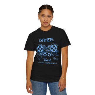 Funny Gaming T shirts for Gamers - Control Your Emotions Gamer Unisex Tee - Image 4