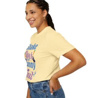 Cute bunny graphic T-shirt for Easter Fun - Shake Your Bunny Tail T-Shirt - Image 21