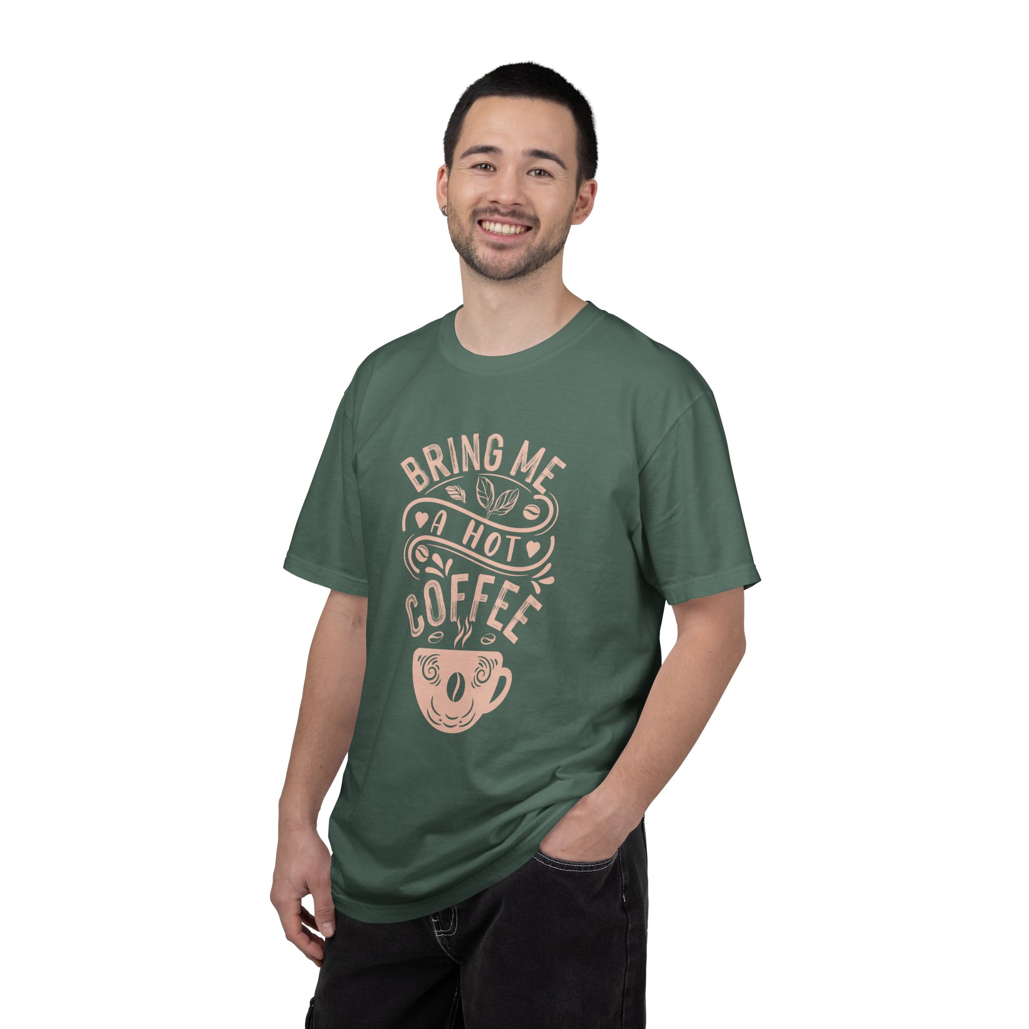 b2 - 1.9 - Bring Me a Hot Coffee T-Shirt – Funny Coffee Lover Graphic Tee for Caffeine Lovers & Daily Vibes. - Image 18