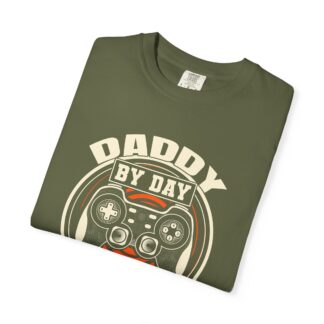 Gamer dad t-shirt - Fun Tee for Dads - Daddy by Day Gamer by Night T-Shirt - Image 15
