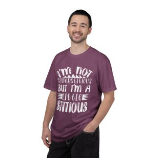 Funny sayings Tshirt - I’m Not Superstitious But I’m a Little Stitious Unisex Tee - Image 50