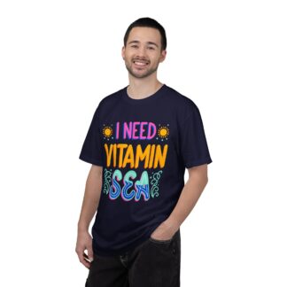 Funny summer quote t-shirt - Beachy Vibes - I Need Vitamin Sea - Image 18