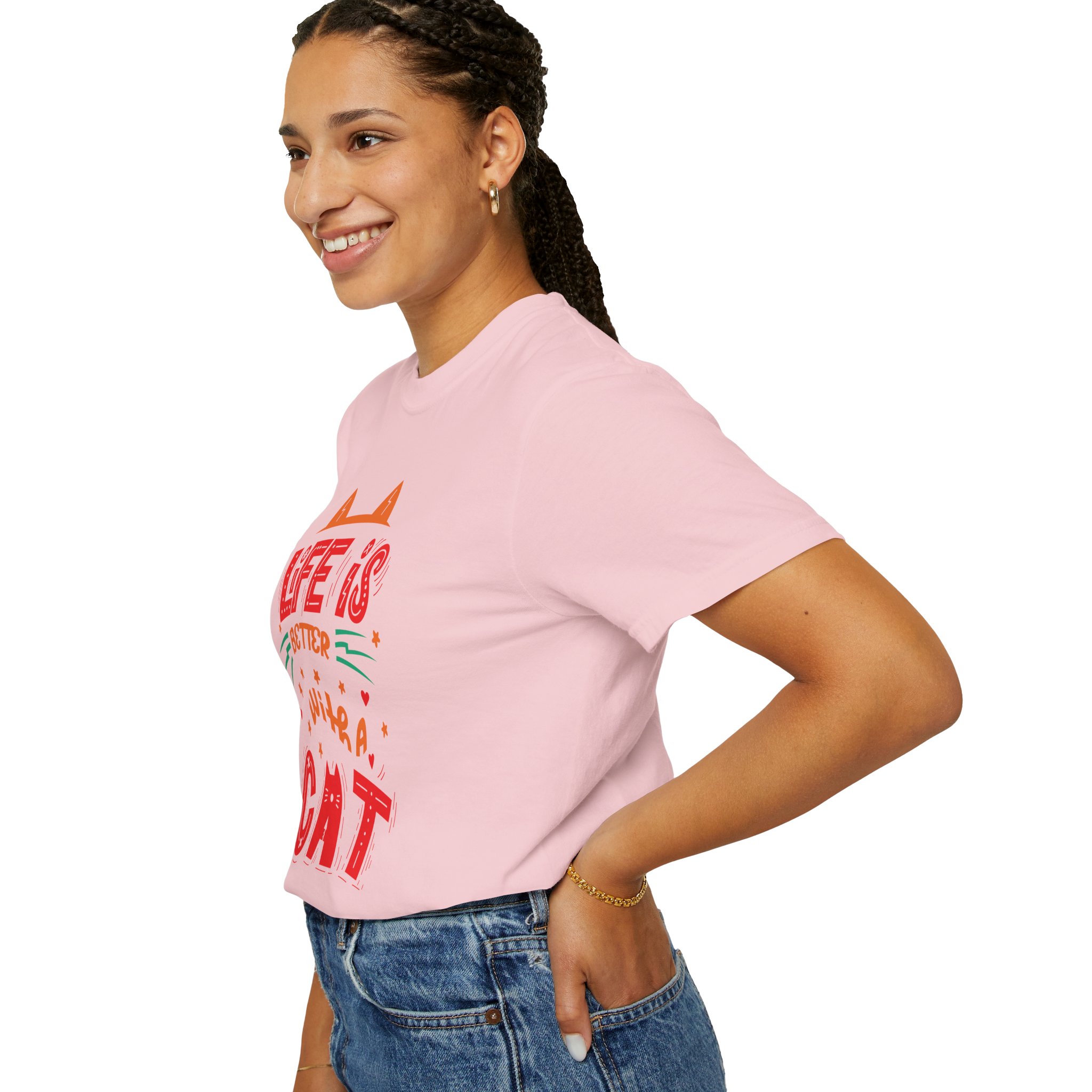 b2 - 5.15 - Life Is Better With a Cat T-Shirt – Cute Cat Lover Graphic Tee for Cozy Vibes & Everyday Happiness. - Image 53