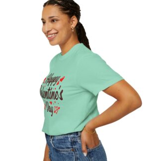 Happy Valentine’s Day Heart Graphic T-Shirt – Romantic Love Graphic Tee for Couples, Gift Giving & Festive Celebration. - Image 37