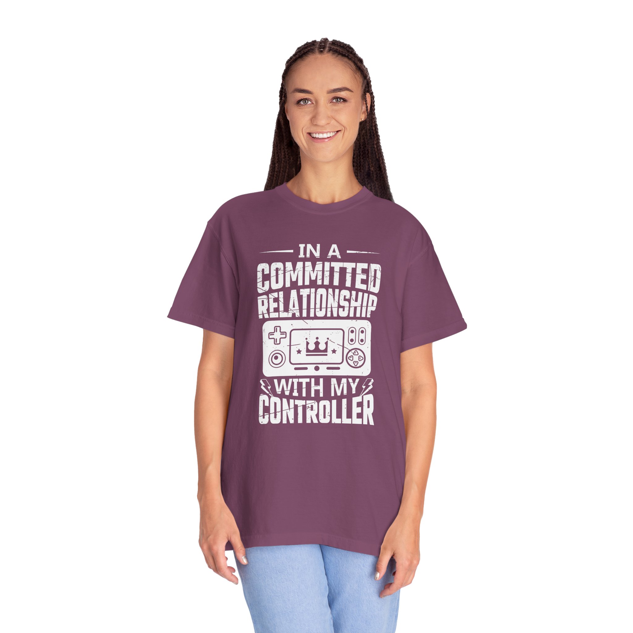 Committed to My Controller T-Shirt – Funny Gamer Graphic Tee for Video Game Lovers & Gaming Enthusiasts. - Image 51