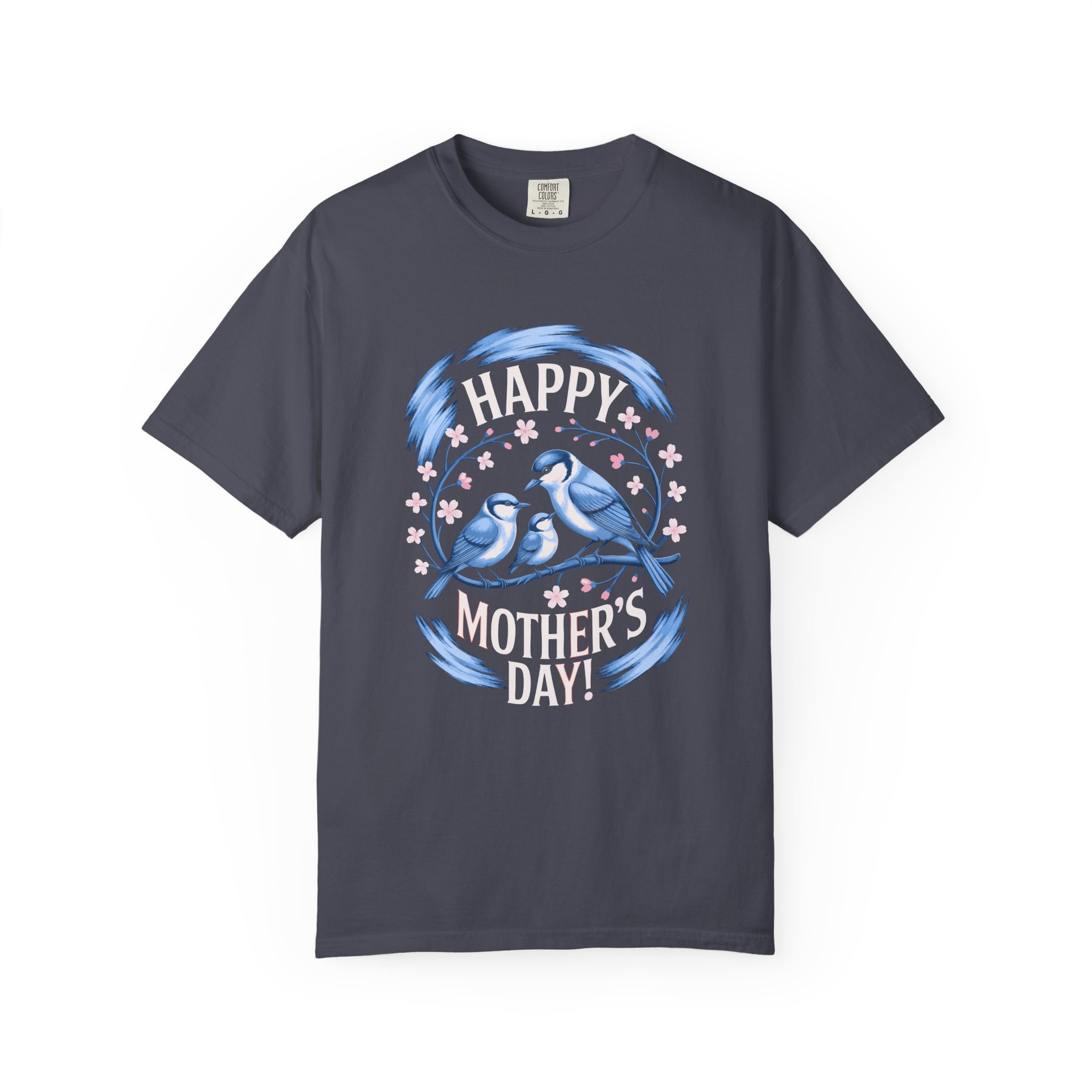 Happy Mother's Day Unisex T-Shirt, Garment-Dyed Tee, Gift for Mom, Spring Fashion, Bird Design Shirt, Casual Wear, Unique Gift Idea. - Image 41