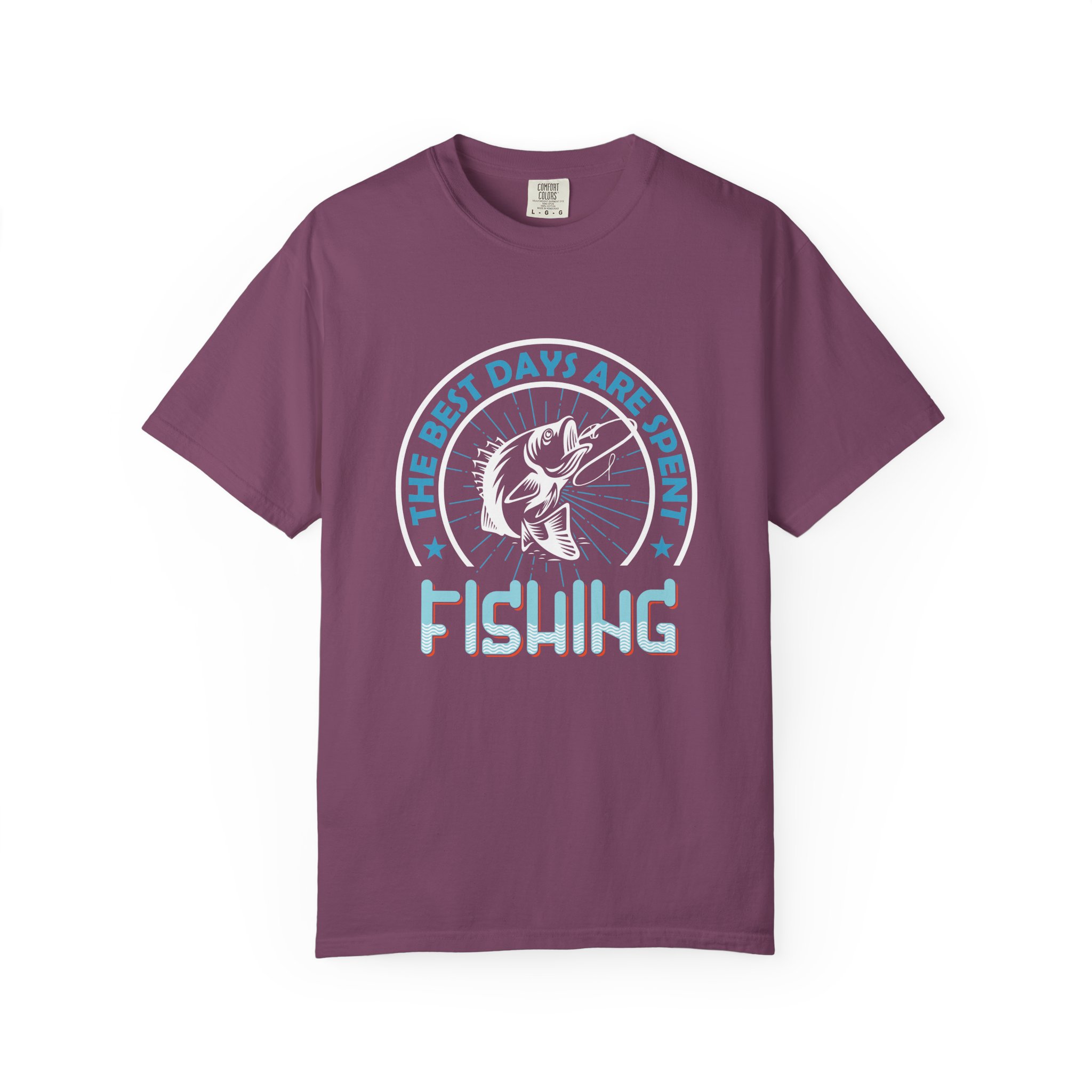 Fishing Enthusiast Garment-Dyed T-Shirt, Casual Wear, Gift for Dad, Outdoor Apparel, Eco-Friendly Fishing Shirt, Summer Fashion. - Image 25