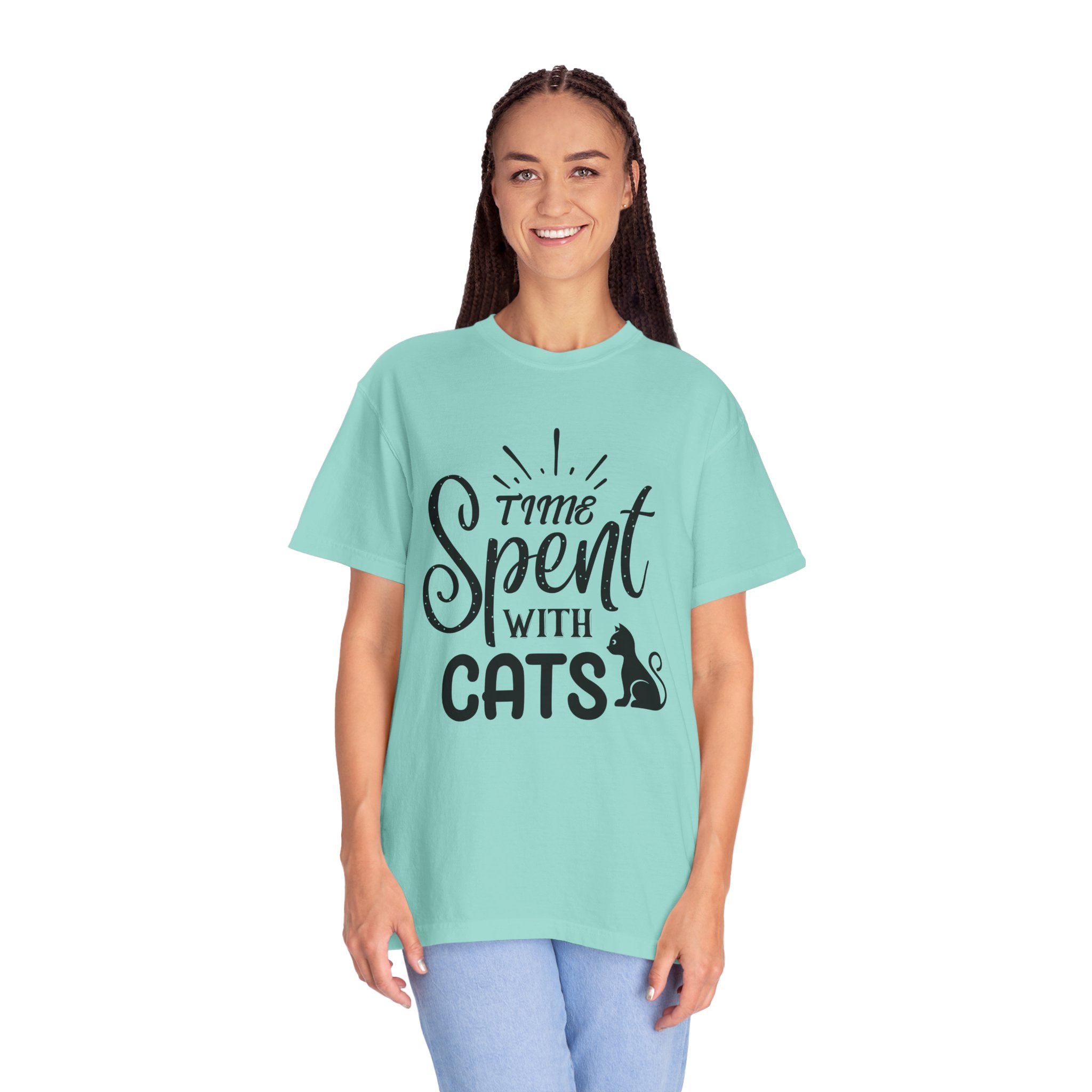 b2 - 5.13 - Time Spent with Cats T-Shirt – Heartwarming Cat Lover Graphic Tee for Cozy Moments & True Pet Love. - Image 43