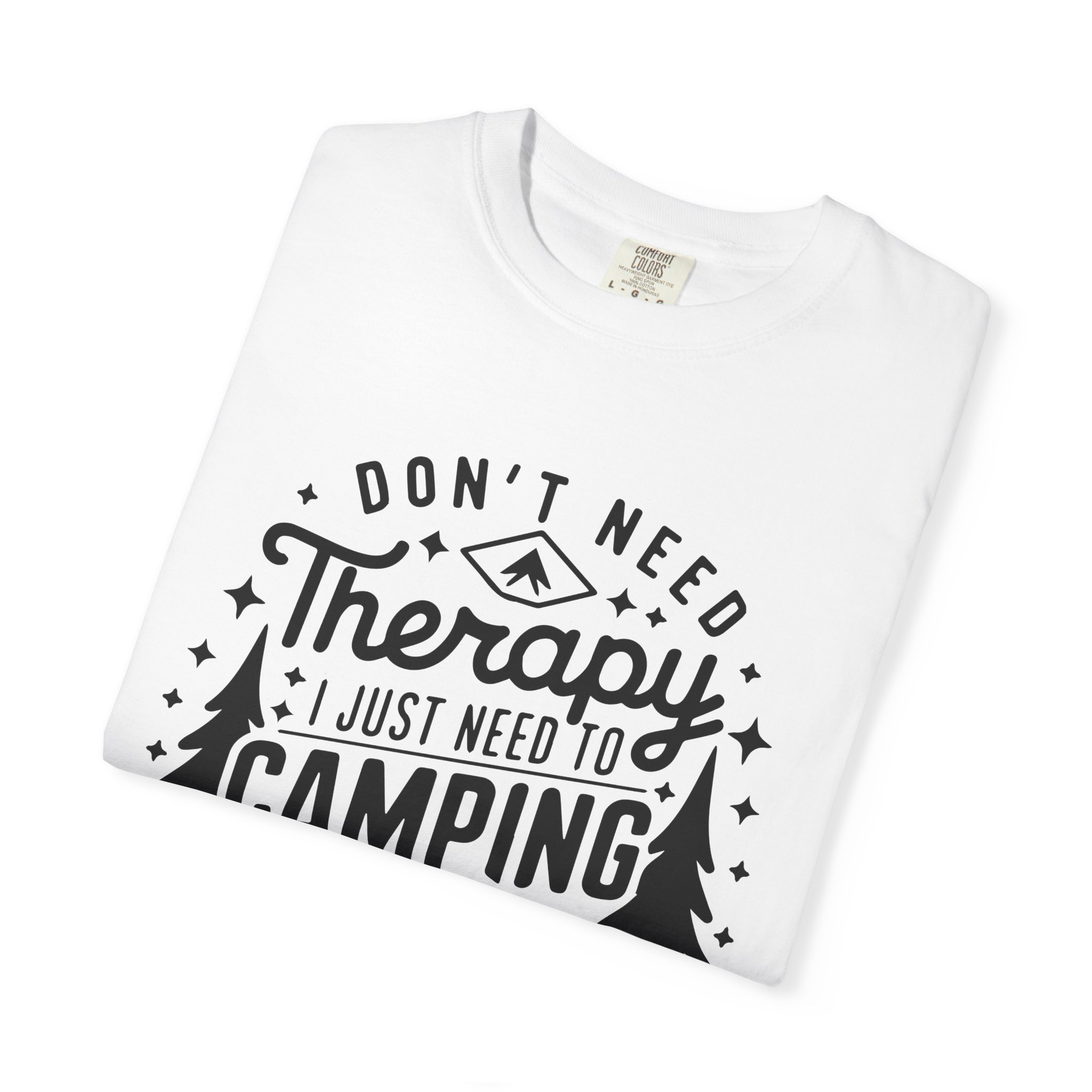 Camping Therapy T-Shirt | Unisex Garment-Dyed Tee for Outdoor Lovers, Perfect Gift for Campers, Nature Lovers, and Adventure Seekers. - Image 15