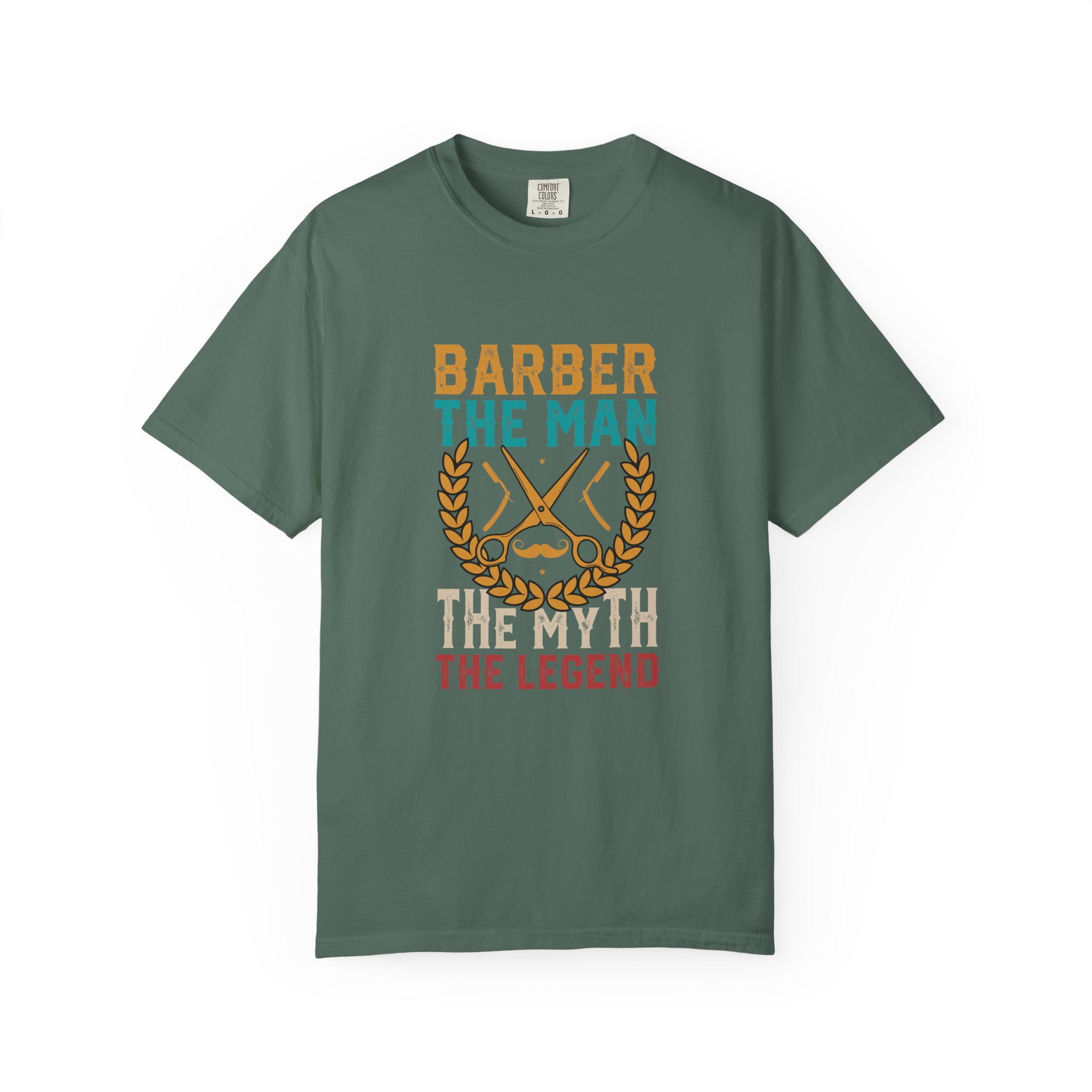 Barber Legend T-Shirt: Unisex Garment-Dyed Tee for Barbers, Father's Day Gift, Casual Wear, Barber Shop Apparel, Unique Gift Idea. - Image 17