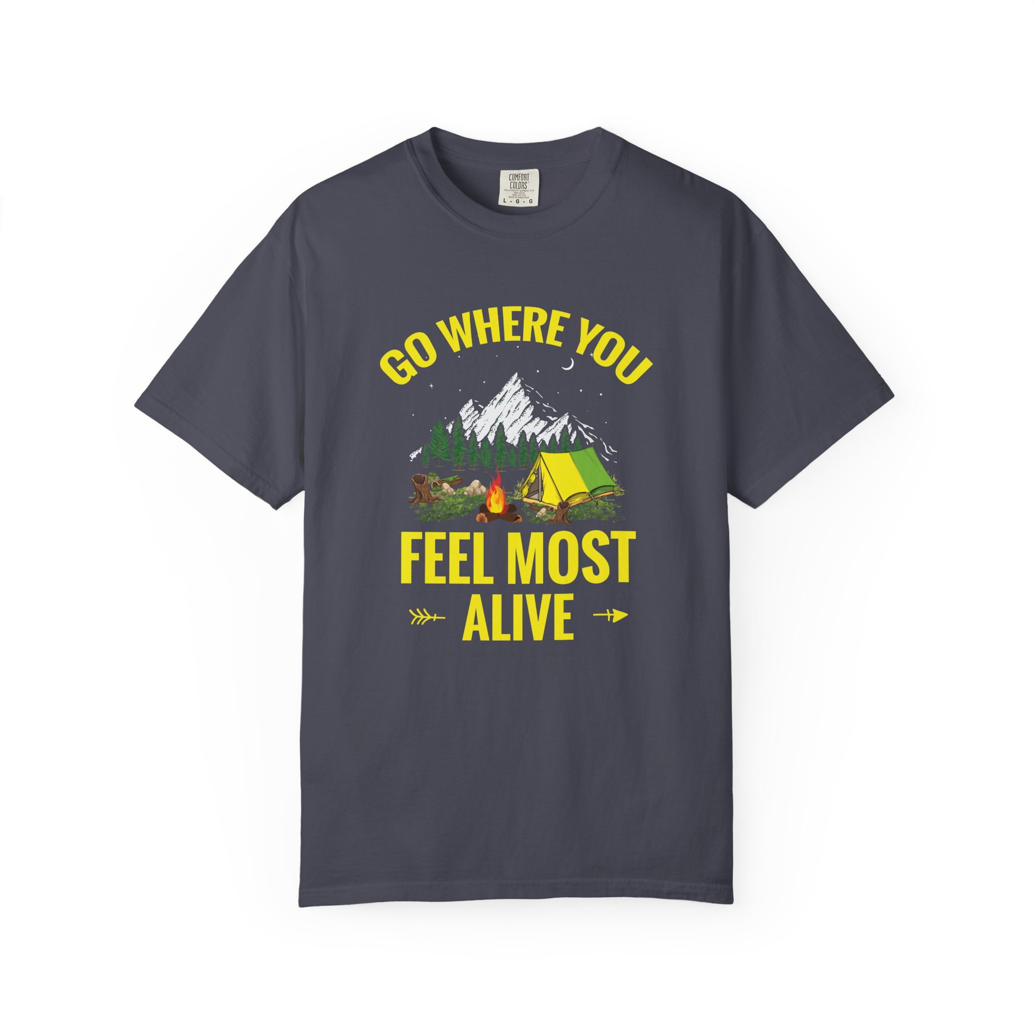 Adventure-Inspired T-Shirt | Outdoor Lovers Gift, Camping Apparel, Nature Tee, Eco-Friendly Fashion, Unisex Casual Wear.
