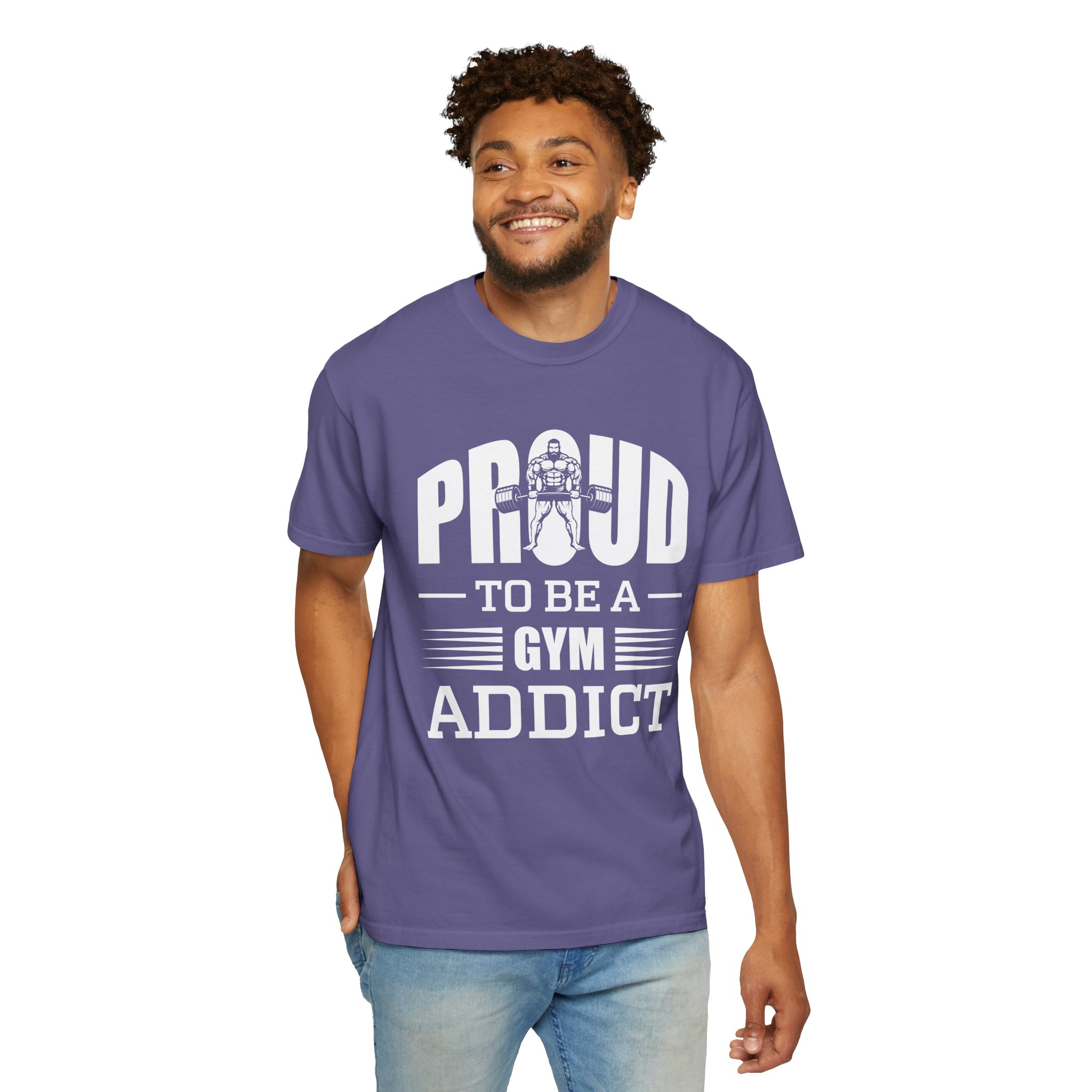 b2 - 6.20 - Proud to Be a Gym Addict T-Shirt – Bold Fitness Graphic Tee for Dedication, Strength & True Gym Lifestyle. - Image 38