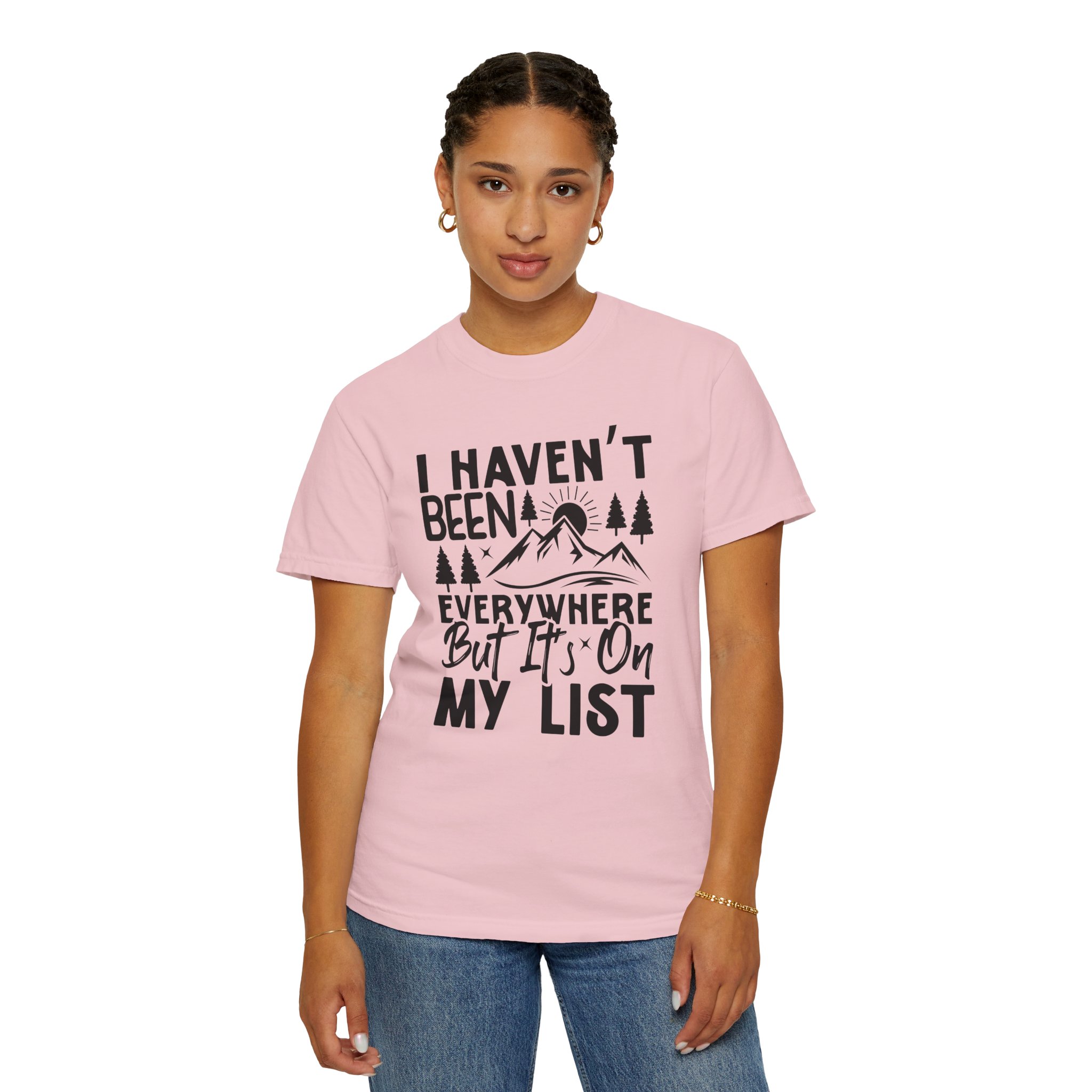 Adventure List T-Shirt, Unisex Garment-Dyed Tee, Travel Shirt, Gift for Explorers, Hiking Apparel, Outdoor Enthusiast Top. - Image 52